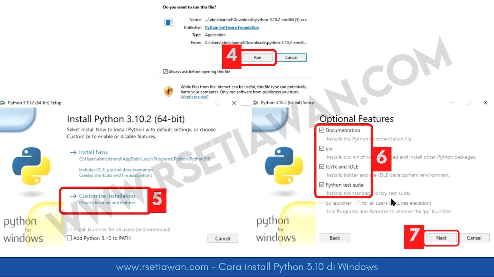 Cara install Python IDLE di Windows 10