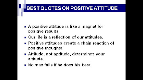 Best Quotes on Positive Attitude