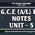 G.C.E (A/L) ICT NOTES UNIT - 5