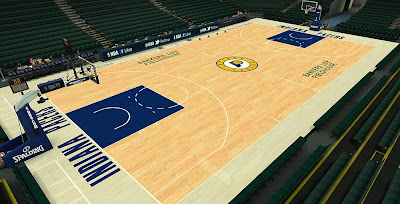 NBA 2K14 Pacers Court HD Mod