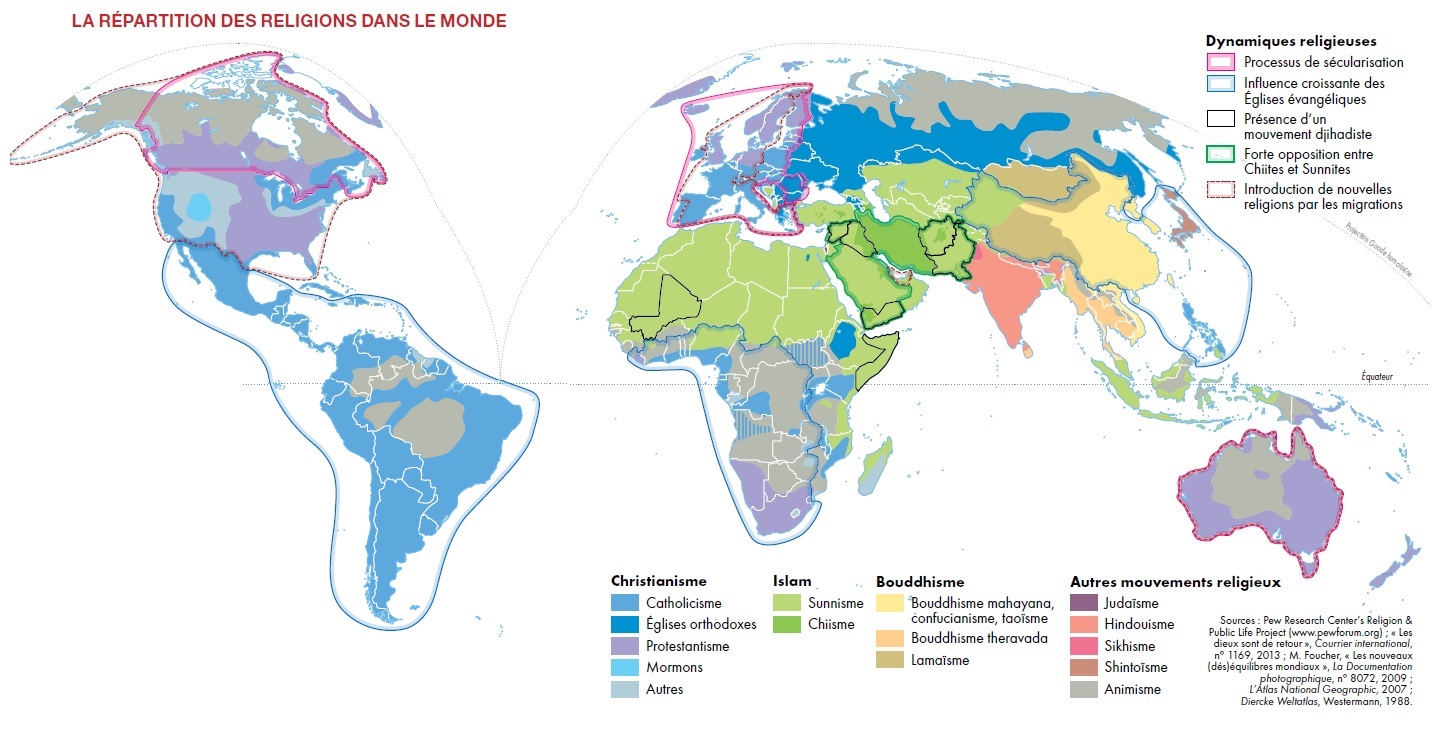 Cartographie Numérique La Cartographie Du Monde Musulman Et