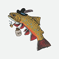 Hill Billy Brook Trout Decal, Rio Grande Cichlid, Rio Grande Cichlid Sticker, Year of the Rio, YOTRio2021, Remedy Provisions, Nate Karnes, Pat Kellner, Fly Fishing, Texas Fly Fishing, Fly Fishing Texas, Texas Freshwater Fly Fishing