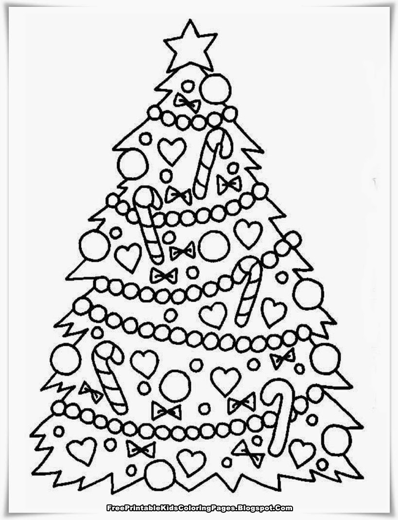 Free Printable Christmas Coloring Pages  Free Printable 