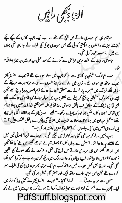 Sample page of the Urdu novel Main Aik Jasoos Tha by Tariq Ismail Sagar