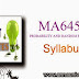 Anna University MA6451 Probability and Random Processes Syllabus Regulation 2013 MA6451 Prp Syllabus