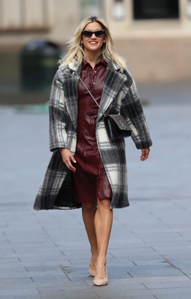 Ashley Roberts Spotted At Heart Radio in London 1 May-2020