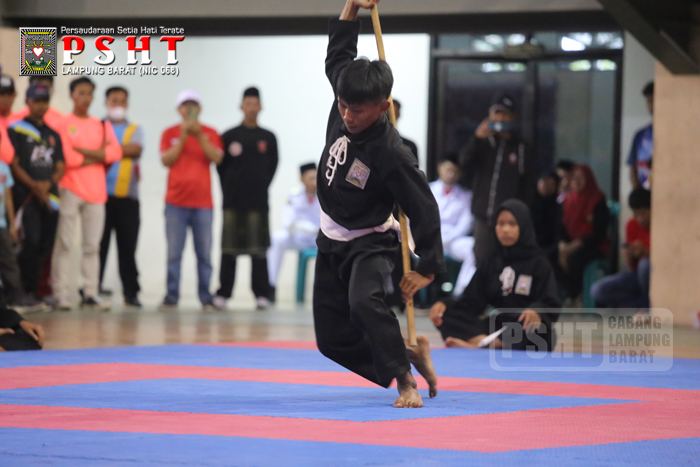 Peragaan Pencak Silat di Pembukaan POP Kabupaten Lampung Barat Tahun 2022