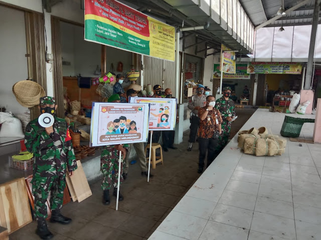 Jaga Kantibmas TNI-Polri bersama Satpol PP Gelar Patroli Gabungan Di Wilayah Kecamatan Tasikmadu