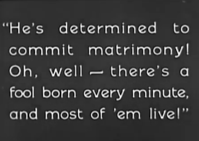 marriage intertitle