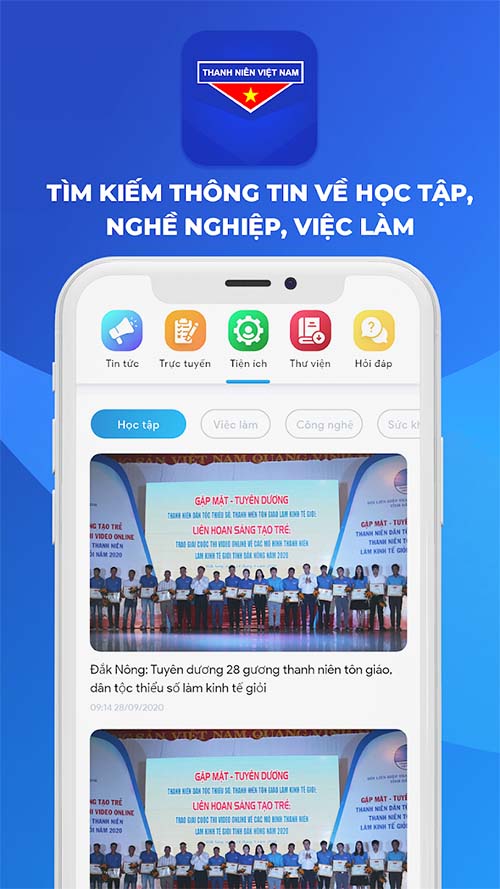 Tải App Thanh Niên Việt Nam APK về điện thoại, máy tính b