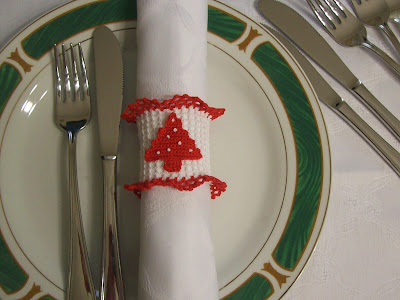 Christmas napkin ring - Fermatovagliolo natalizio