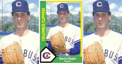 Darrin Chapin 1990 Columbus Clippers card
