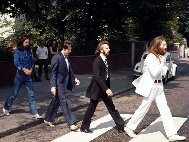 The Beatles on Abbey Road