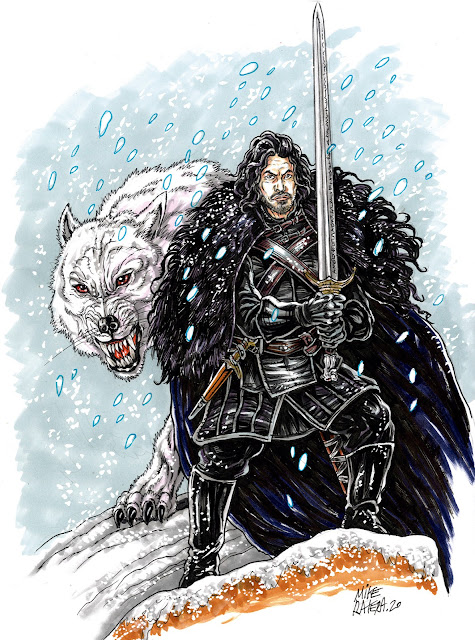 Jon Snow & Ghost