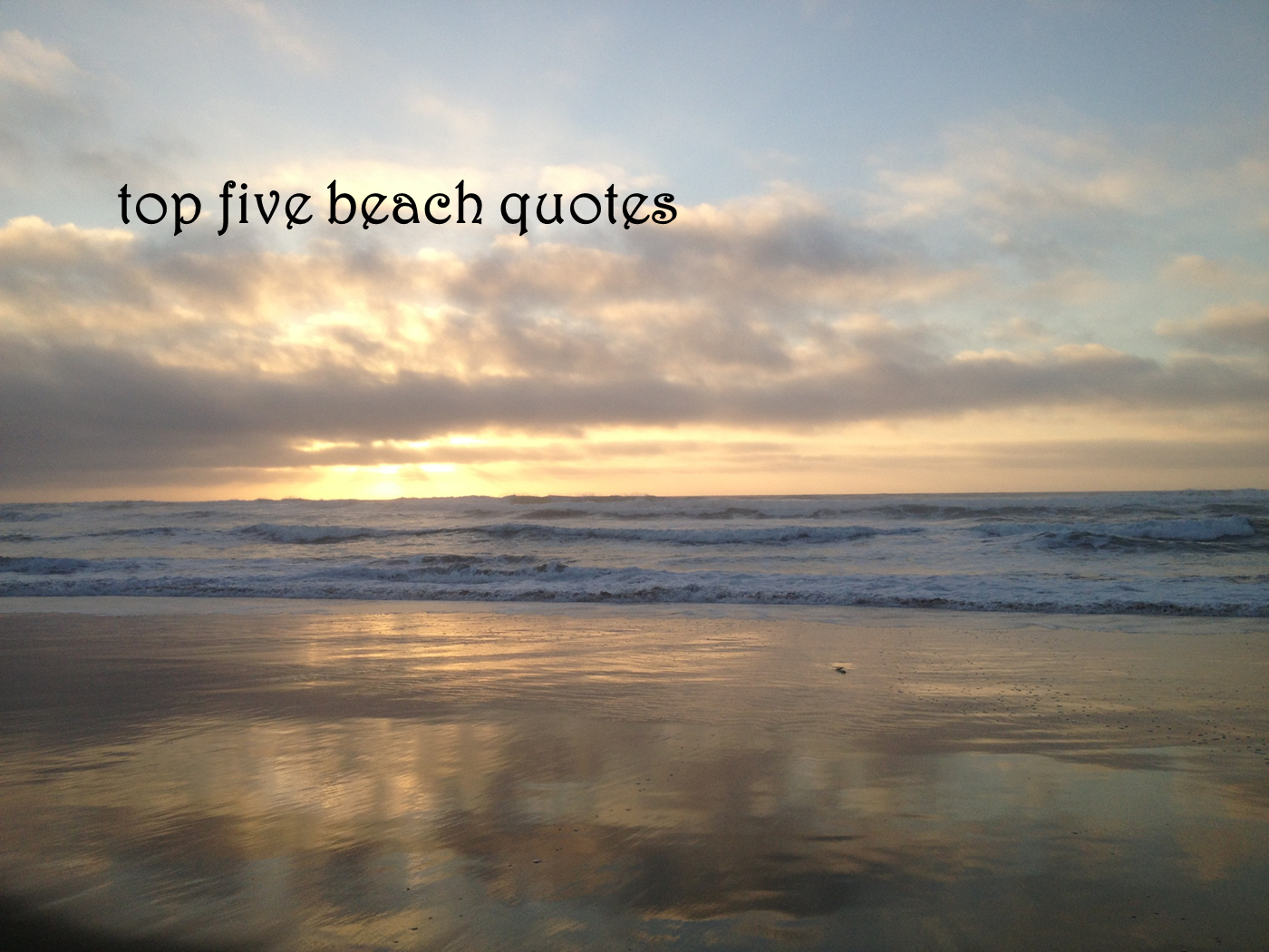  Best Beach Quotes  QuotesGram