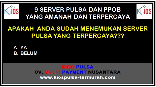 Server Pulsa dan PPOB Terpercaya