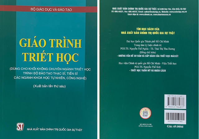 Khái niệm Triết học  (Triết học sau đại học, dành cho các ngành khoa học tự nhiên, công nghệ, 2022)