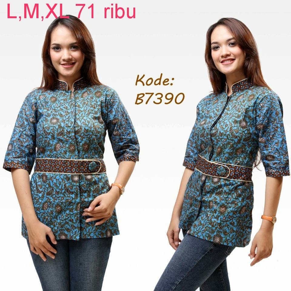  Model  Baju  Batik Kantor  Model  Baju  Batik