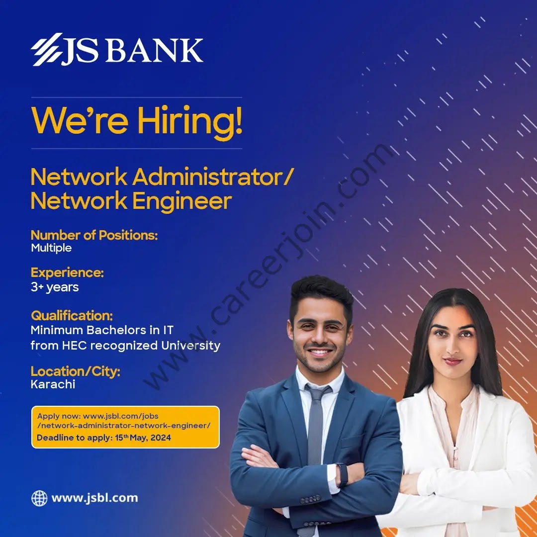 JS Bank Ltd Jobs In Karachi 2024