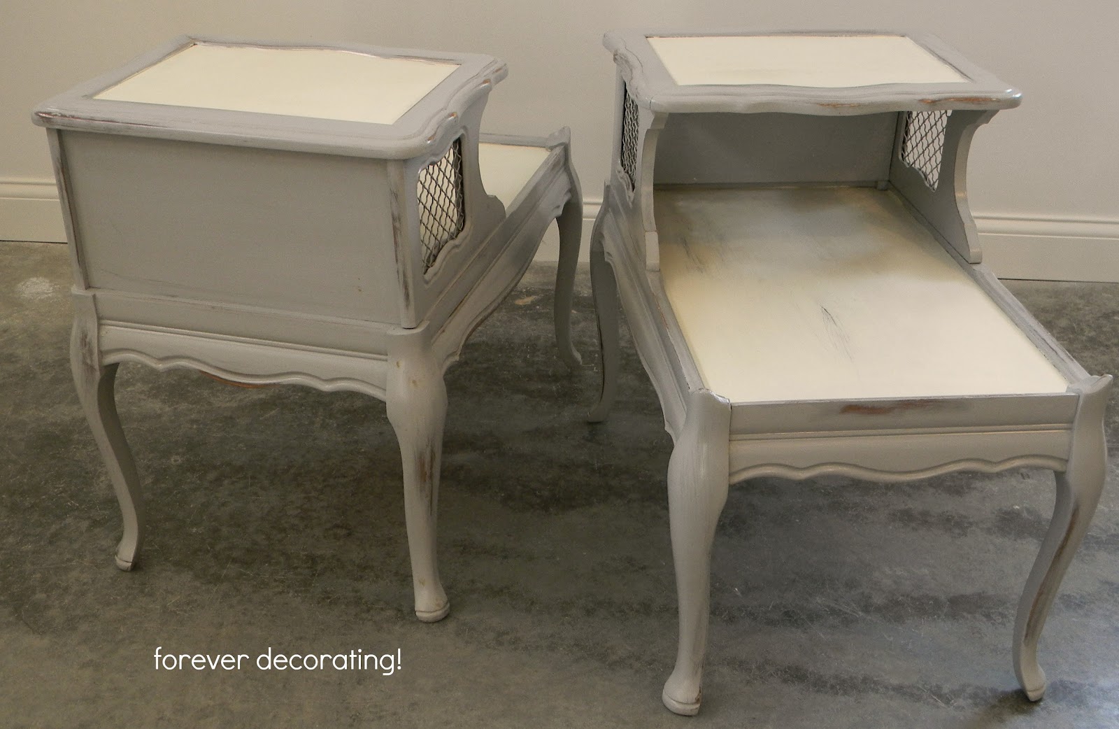 Forever Decorating!: Oh so French End Tables!