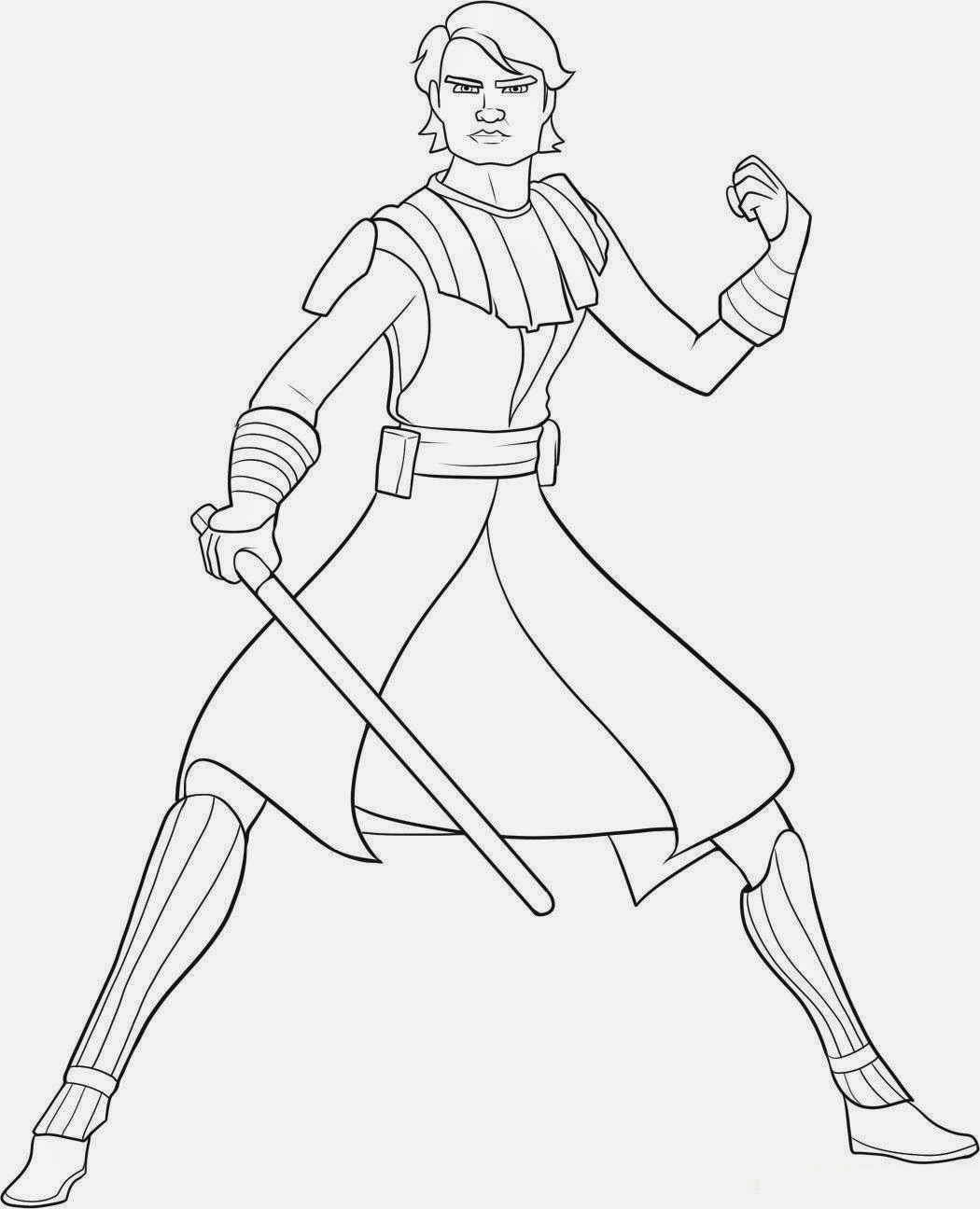 Anakin Coloring Pages