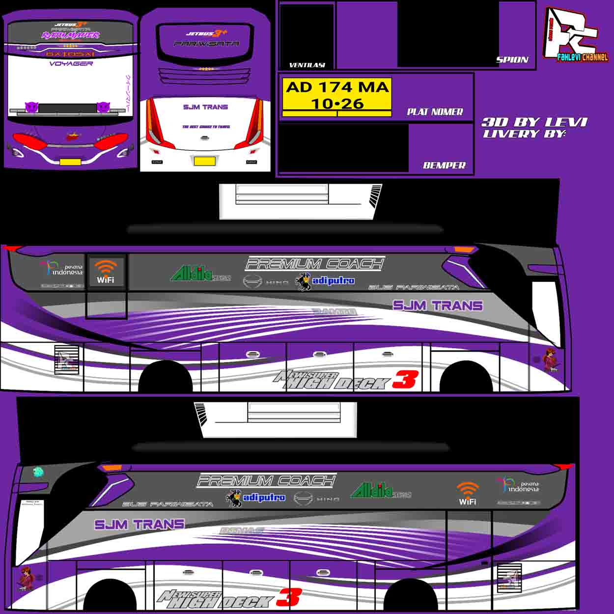 livery bussid sjm trans hd