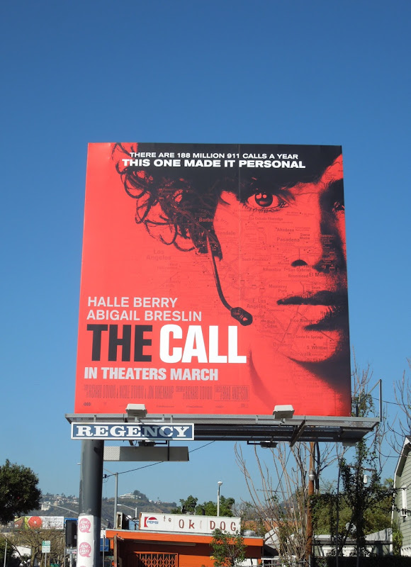 Halle Berry Call movie billboard