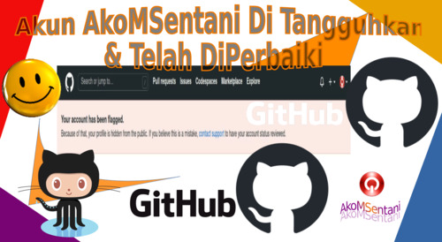 Akun Di Tangguhkan Dan Telah Di Perbaiki