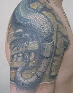 3d tattoo, arm upper tattoo, new design tattoo