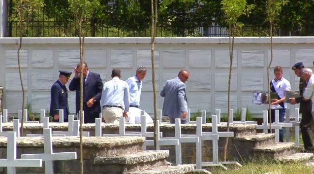 The remains of 83 Greek soldiers are buried in St. Nicholas Monastery in Albania