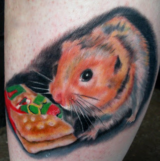 hamster tattoo art for body