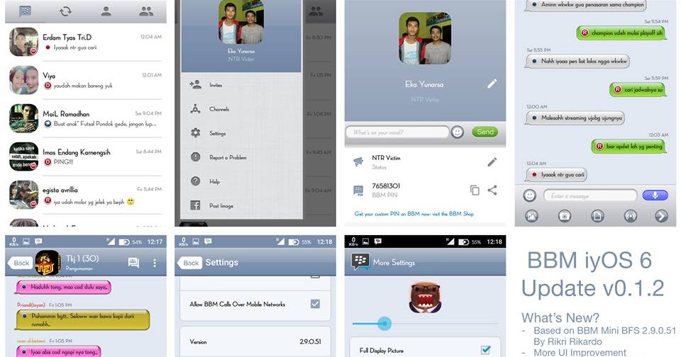 Download BBM iyOS 6 v0.1.2 Based BBM Mini BFS 2.9.0.51 APK ...