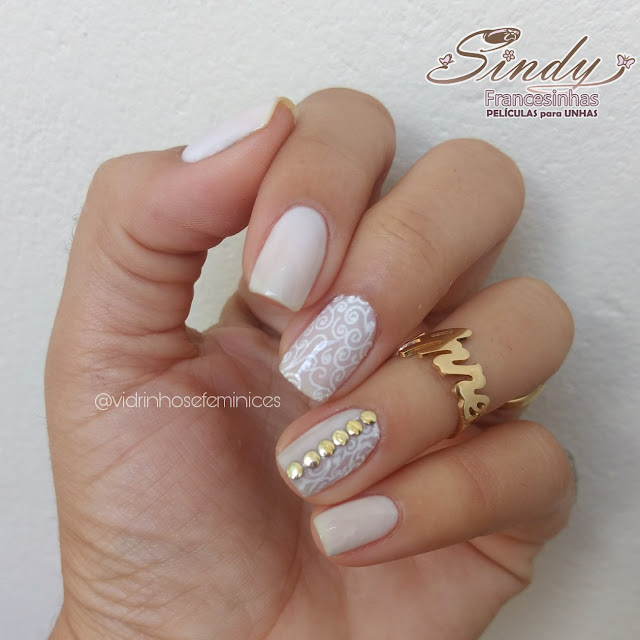 Unhas de noiva Sindy Francesinhas