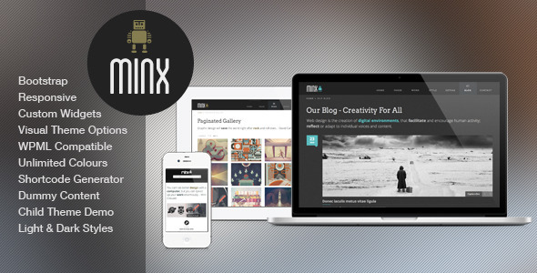 Creative WordPress Themes that was released in August 2013