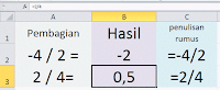 Jenis Operator Excel