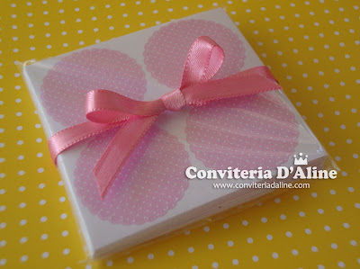 convites para cha bebe rosa