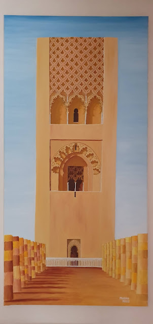 Peinture sur toile Masha Tour Hassan Rabat