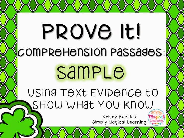 https://www.teacherspayteachers.com/Product/Prove-It-Comprehension-Passages-Sample-1735064