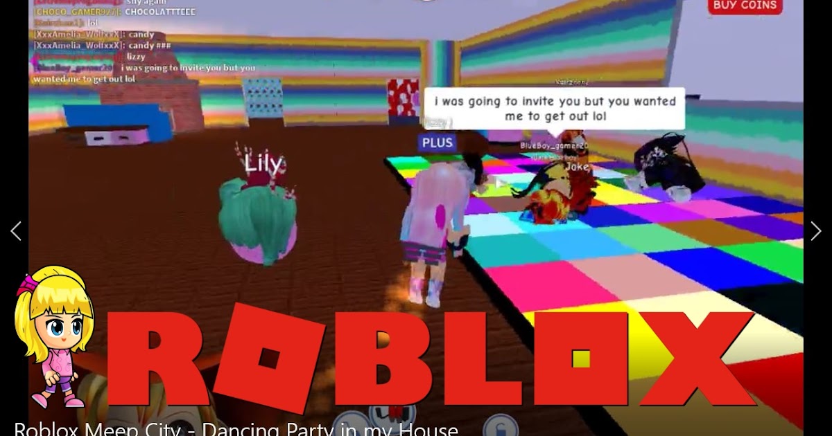 Chloe Tuber Roblox Meep City Gameplay Dance Party In My House - how to buy a house on roblox meep city