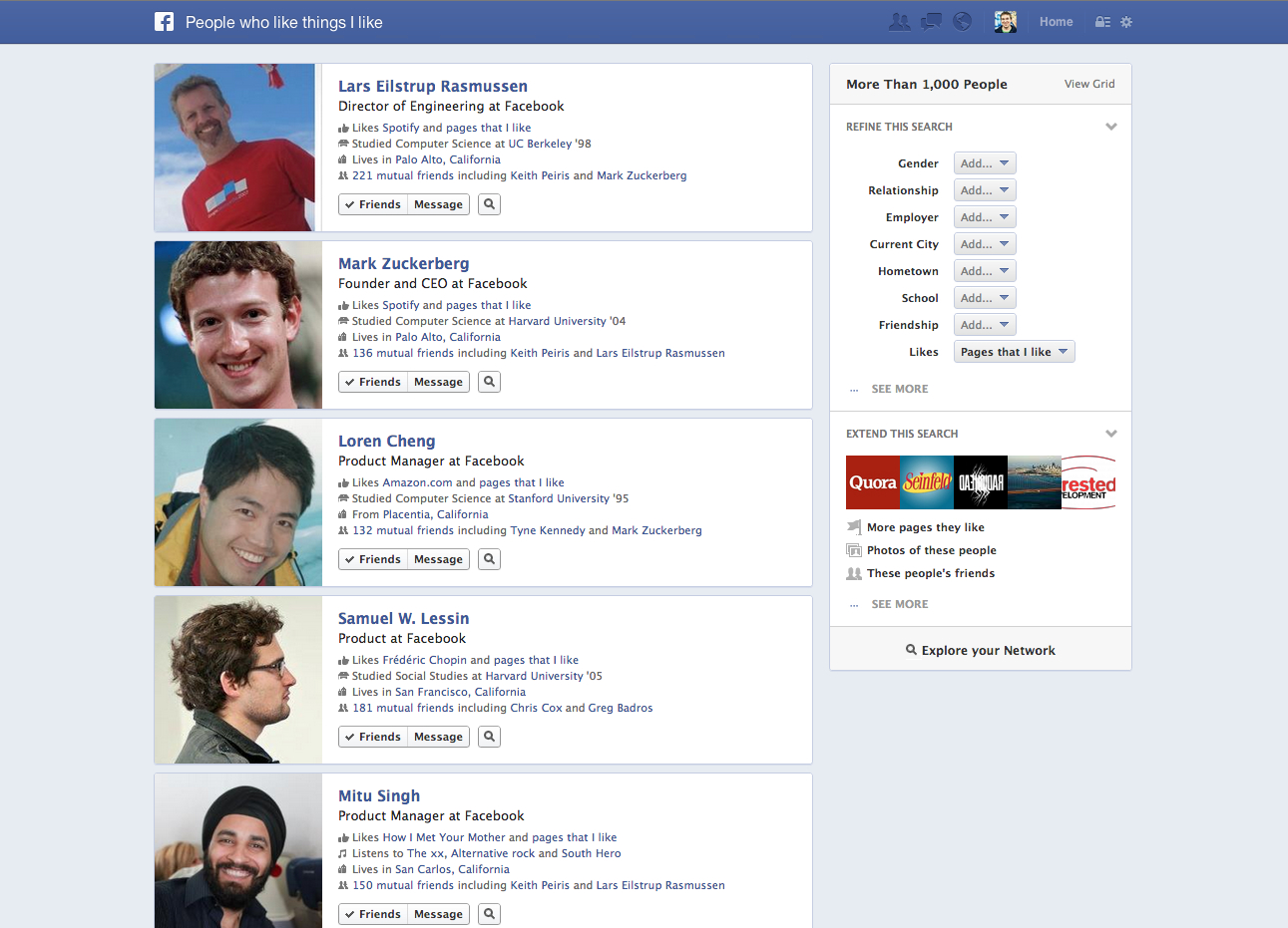 Graph Search - Facebook Launches Graph Search, A Social Search Engine ...