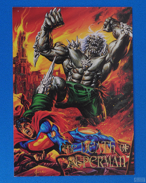 1995 SkyBox - DC Villains The Dark Judgment - Villains Attack CC2 - The Death of Superman