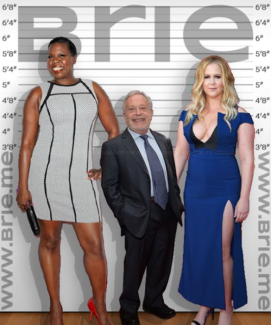 Robert Reich standing with Leslie Jones and Amy Schumer