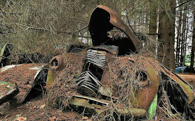 Ratusan kereta usang di Chatillon, Wallonia,