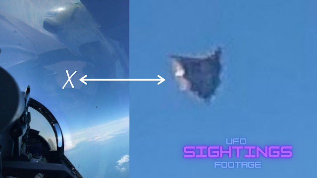 UFO evidence is shown in the photo.