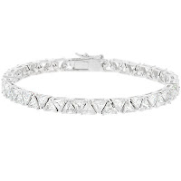 Bracelet Zirconia White Gold