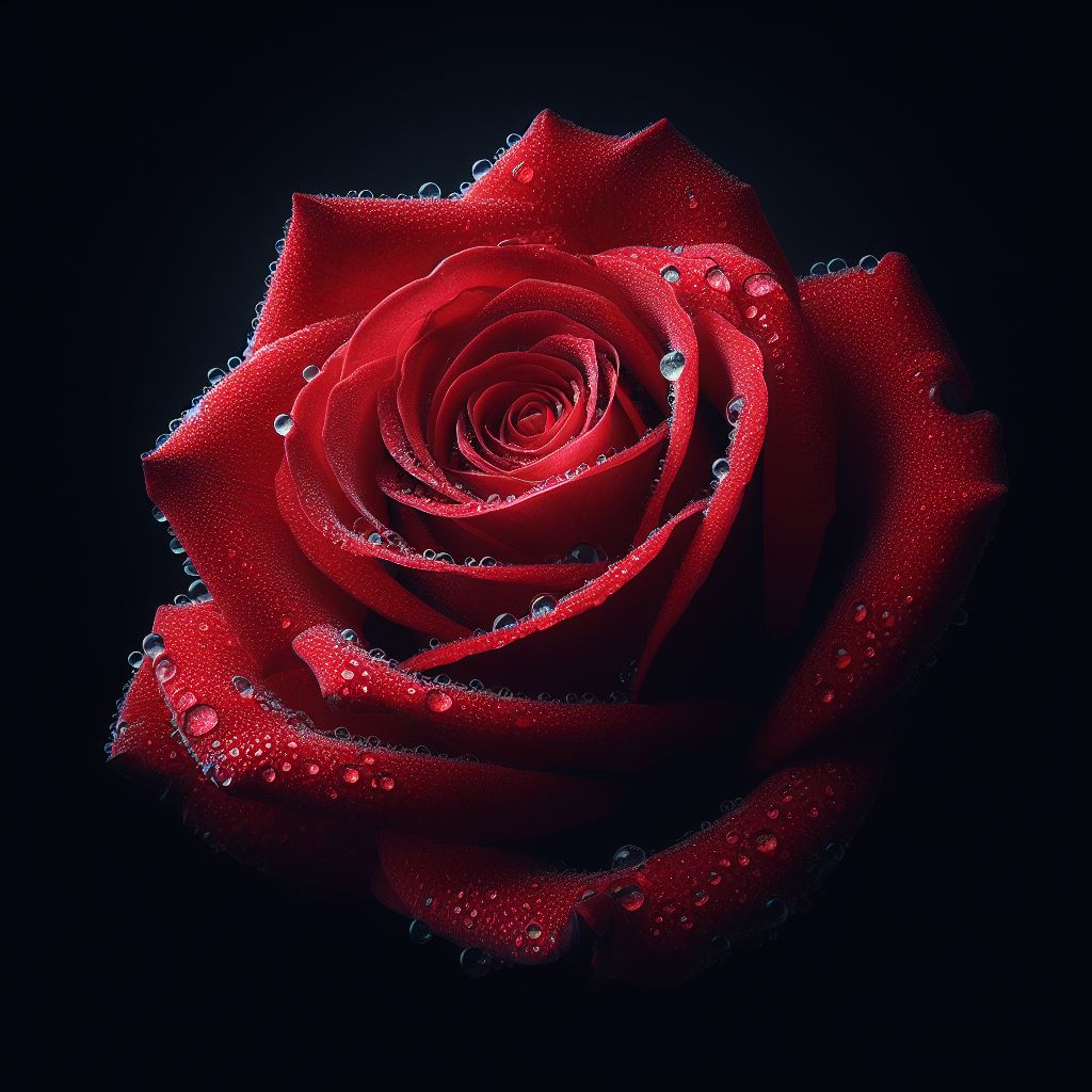صورة وردة حمراء للبروفايل