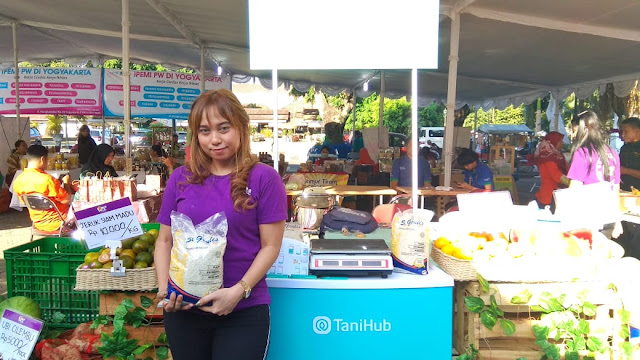 Stan TaniHub di Bazar UMKM  Grebeg Lebaran