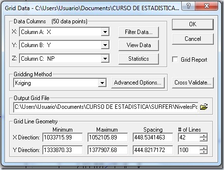 F23 Ventana Grid Data