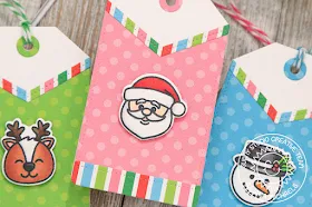 Sunny Studio Stamps: Build-A-Tag Holiday Cheer Paper Christmas Icons Ugly Christmas Sweater Tags by Juliana Michaels