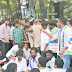 విజయవాడ హెల్త్‌ యూనివర్సిటీ వద్ద ఉద్రిక్తత